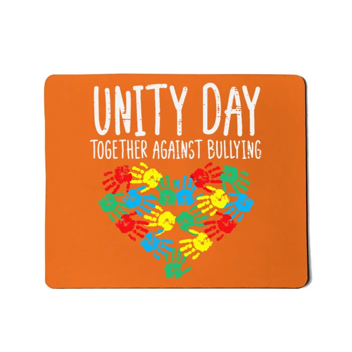 Together Against Bullying Unity Day Orange Anti Bully Mousepad