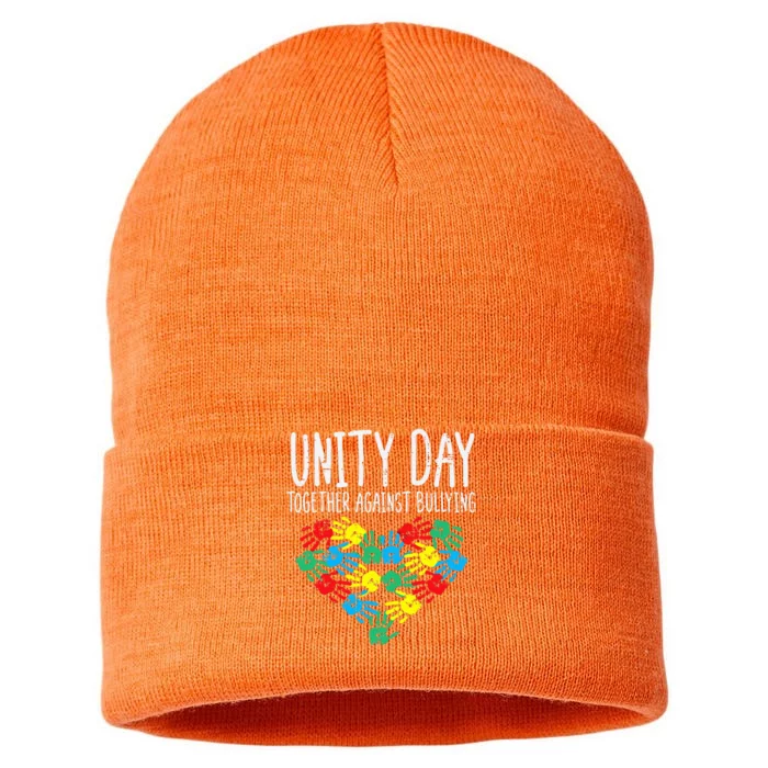 Together Against Bullying Unity Day Orange Anti Bully Sustainable Knit Beanie