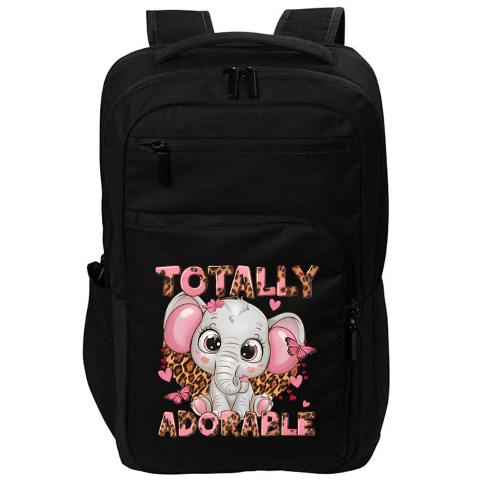 Totally Adorable Baby Girl Cute Elephant Impact Tech Backpack