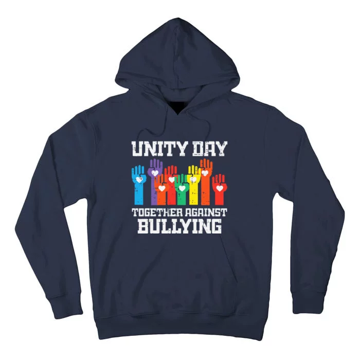 Together Against Bullying Orange Anti Bully Unity Day Tall Hoodie