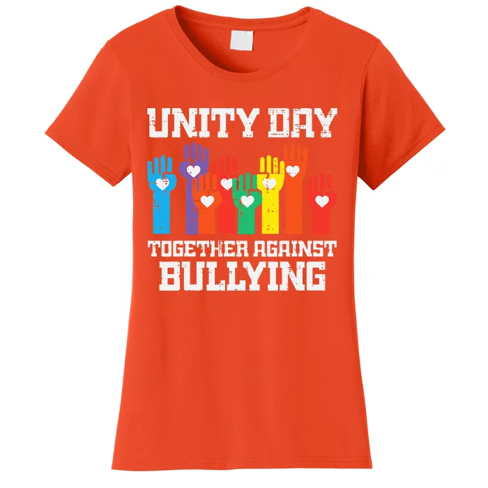 Together Against Bullying Orange Anti Bully Unity Day Women's T-Shirt