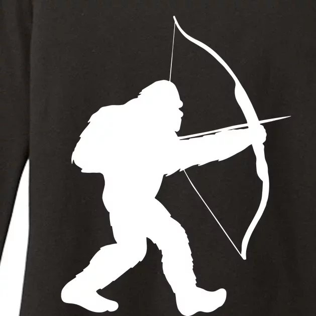 Traditional Archery Bigfoot Recurve Bow Lovers Womens CVC Long Sleeve Shirt