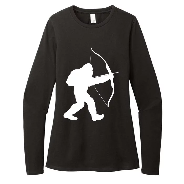 Traditional Archery Bigfoot Recurve Bow Lovers Womens CVC Long Sleeve Shirt