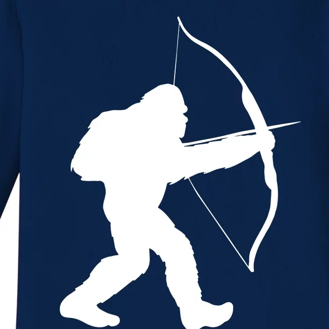 Traditional Archery Bigfoot Recurve Bow Lovers Baby Long Sleeve Bodysuit