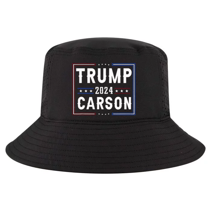 Trump And Ben Carson Vp Vice President 2024 Red Republicans Cool Comfort Performance Bucket Hat