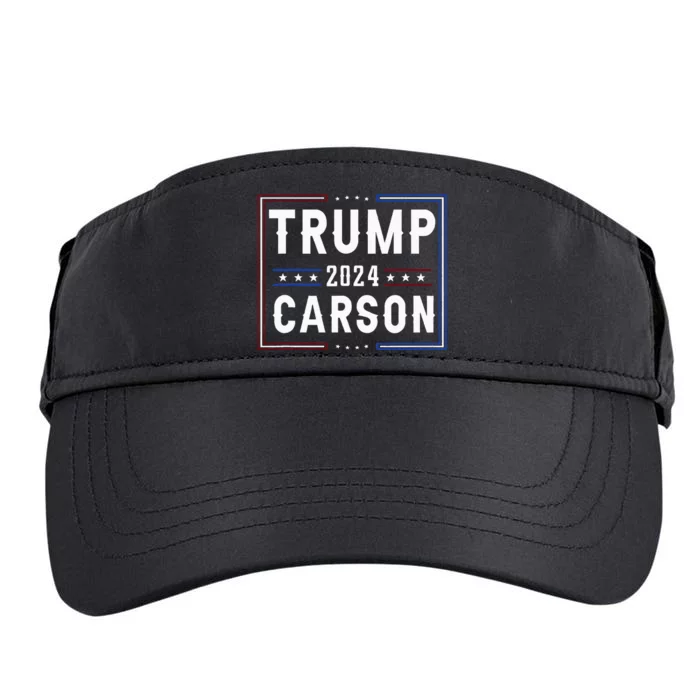 Trump And Ben Carson Vp Vice President 2024 Red Republicans Adult Drive Performance Visor