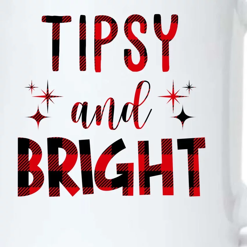 Tipsy And Bright Christmas Holiday Funny Black Color Changing Mug