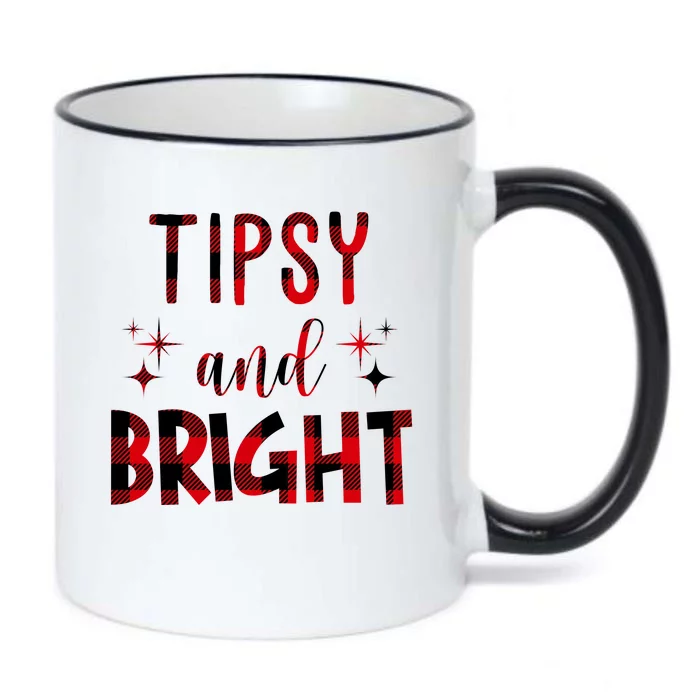 Tipsy And Bright Christmas Holiday Funny Black Color Changing Mug