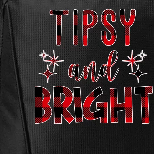 Tipsy And Bright Christmas Holiday Funny City Backpack