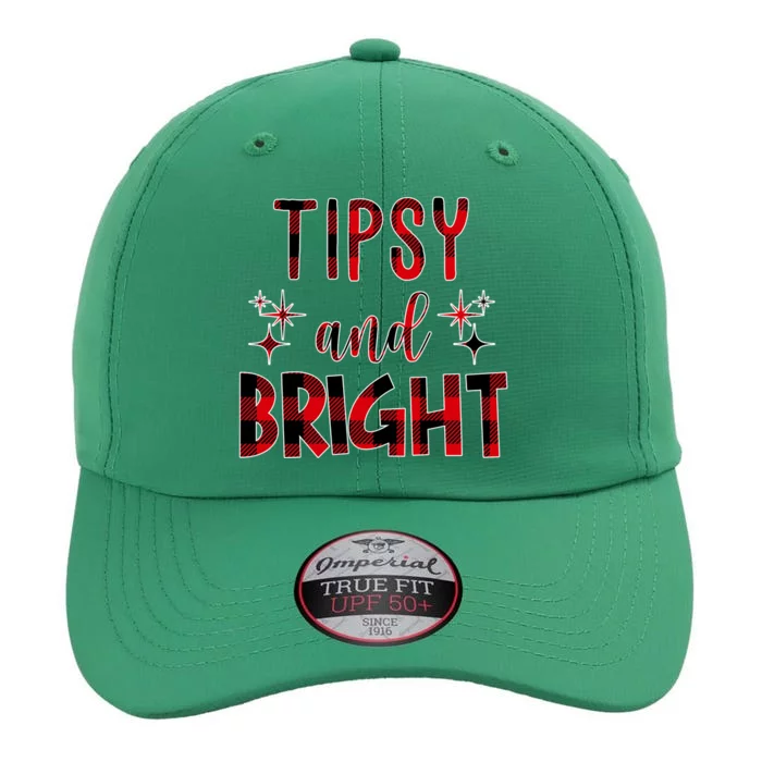 Tipsy And Bright Christmas Holiday Funny The Original Performance Cap