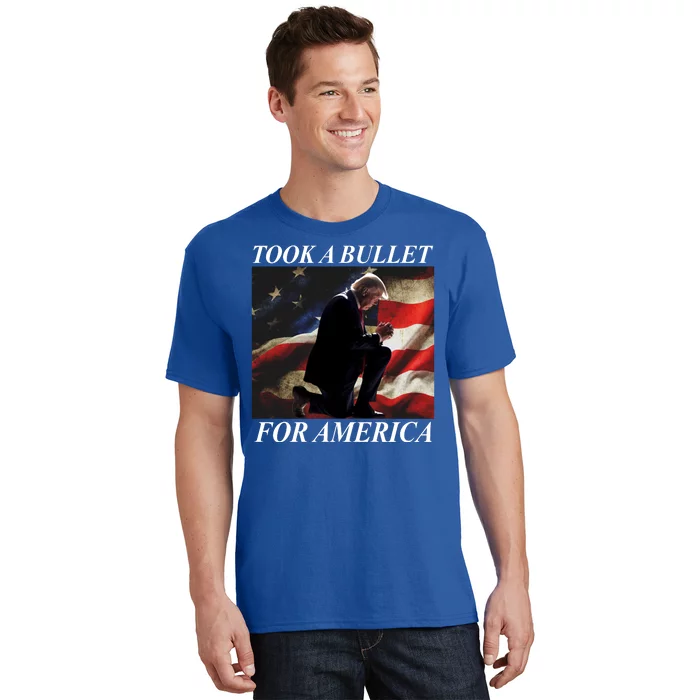 Took A Bullet For America Donald Trump Usa T-Shirt