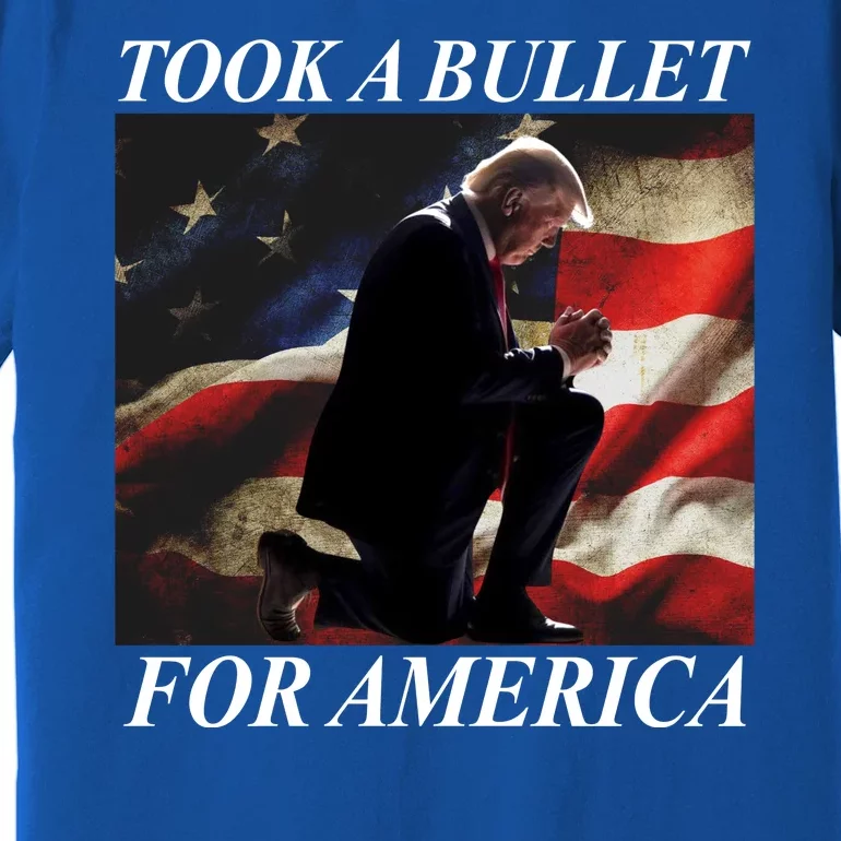 Took A Bullet For America Donald Trump Usa Premium T-Shirt