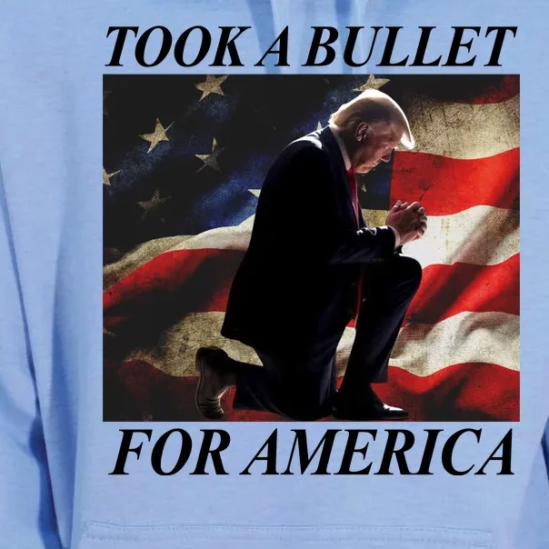 Took A Bullet For America Donald Trump Usa Unisex Surf Hoodie