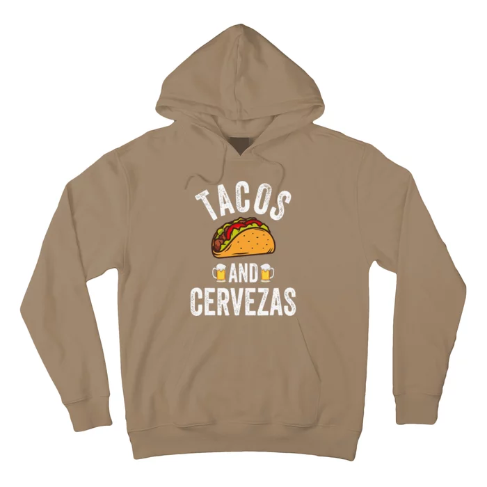 Tacos And Cervezas Funny Cinco De Mayo Mexican Party Hoodie