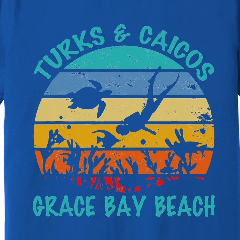 Turks And Caicos Islands West Indies Grace Bay Beach Premium T-Shirt