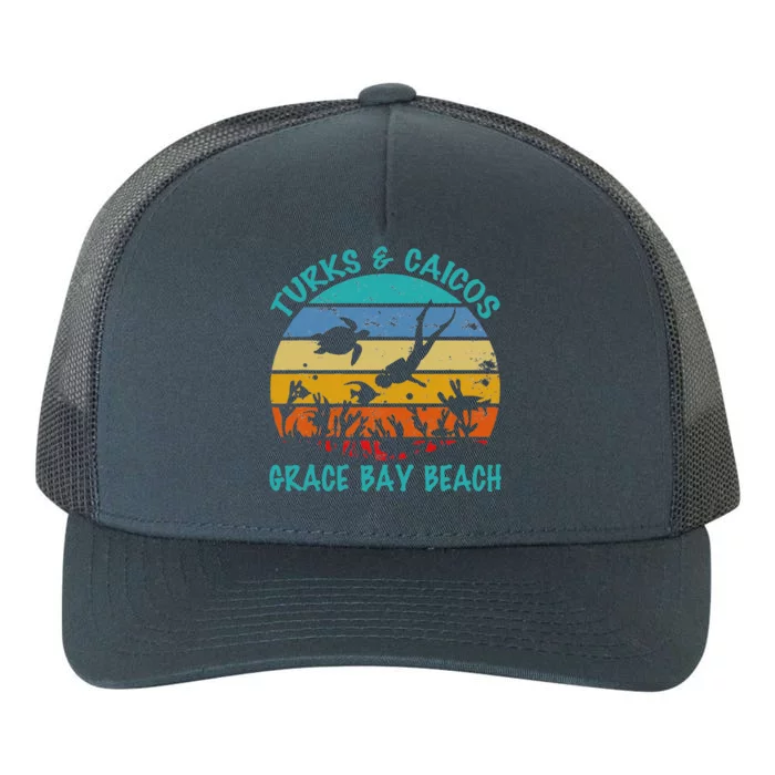 Turks And Caicos Islands West Indies Grace Bay Beach Yupoong Adult 5-Panel Trucker Hat