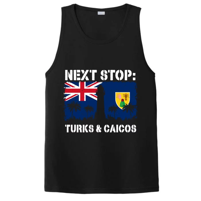 Turks And Caicos Summer Vacation Trip Next Stop Vacay Vibes Gift Performance Tank