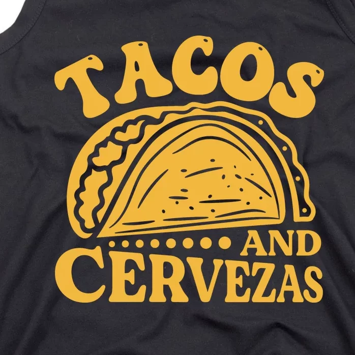 Tacos And Cervezas Graphic Tank Top