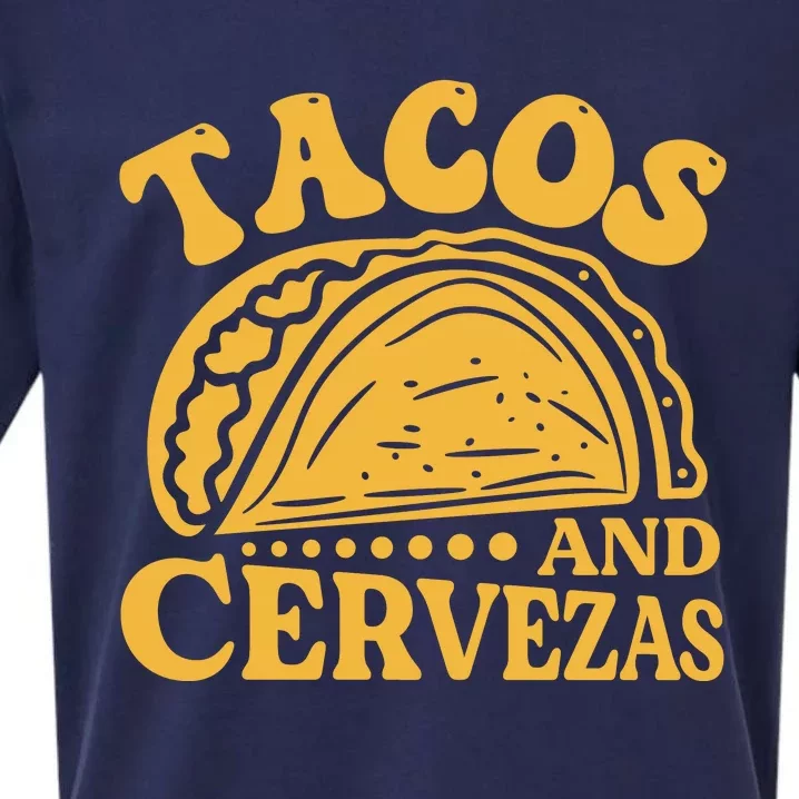 Tacos And Cervezas Graphic Sueded Cloud Jersey T-Shirt