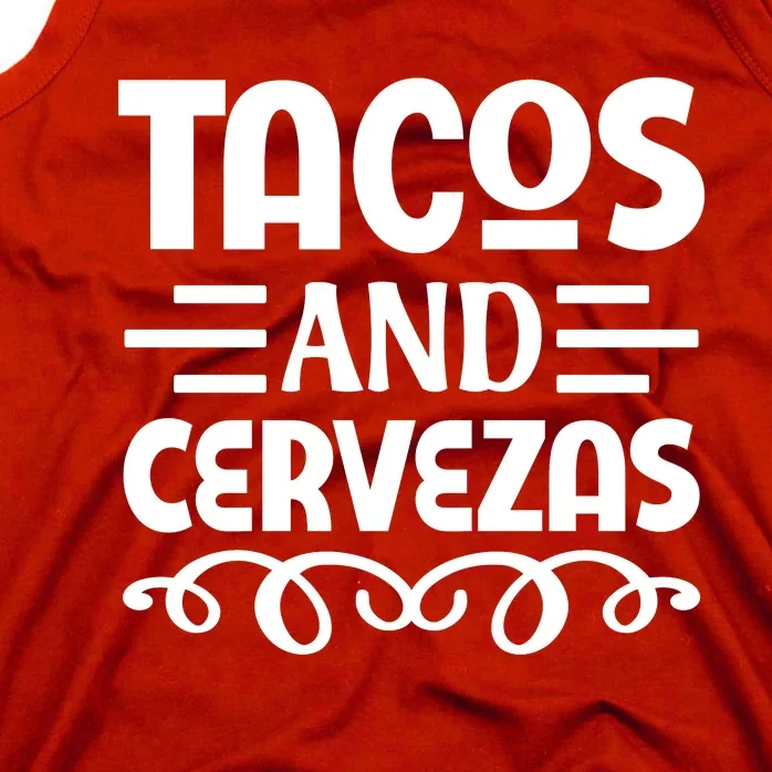 Tacos And Cervezas Print Tank Top