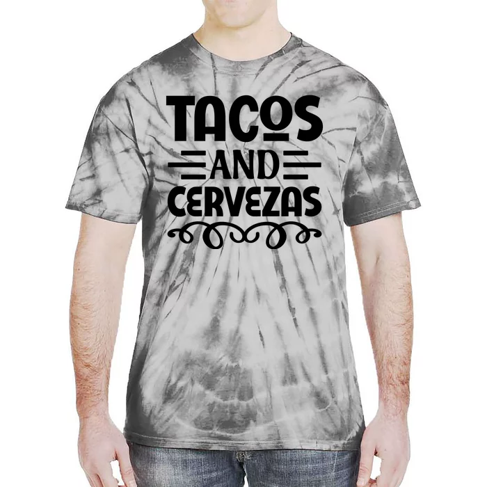 Tacos And Cervezas Print Tie-Dye T-Shirt