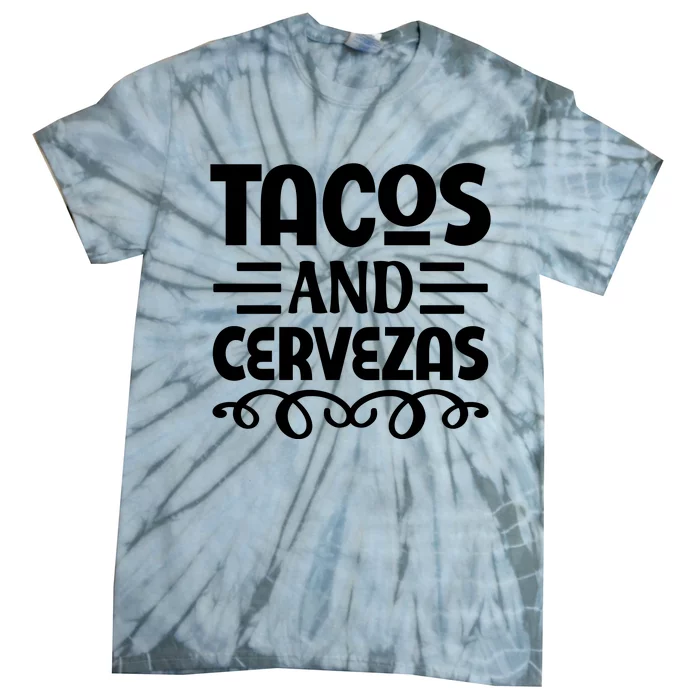 Tacos And Cervezas Print Tie-Dye T-Shirt