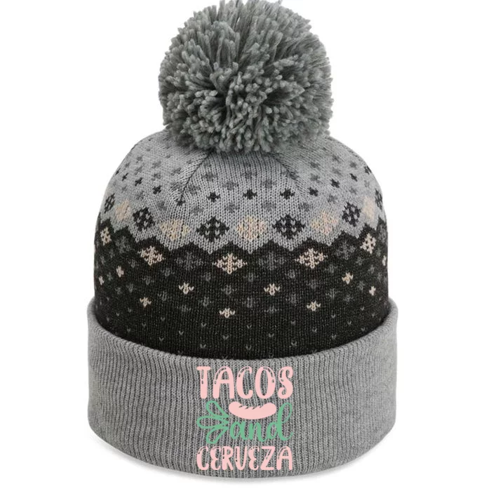 Tacos And Cerveza Cinco De Mayo Celebration The Baniff Cuffed Pom Beanie