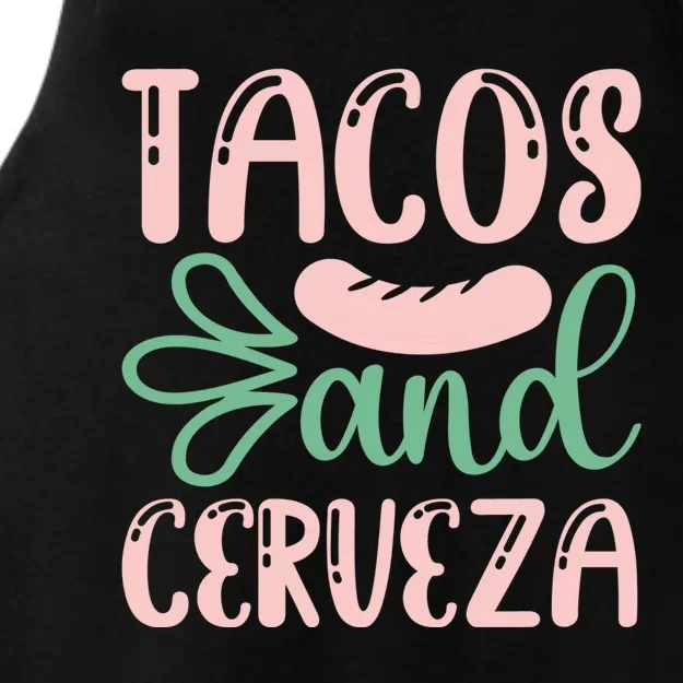 Tacos And Cerveza Cinco De Mayo Celebration Ladies Tri-Blend Wicking Tank