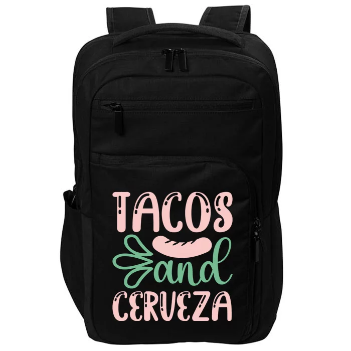 Tacos And Cerveza Cinco De Mayo Celebration Impact Tech Backpack