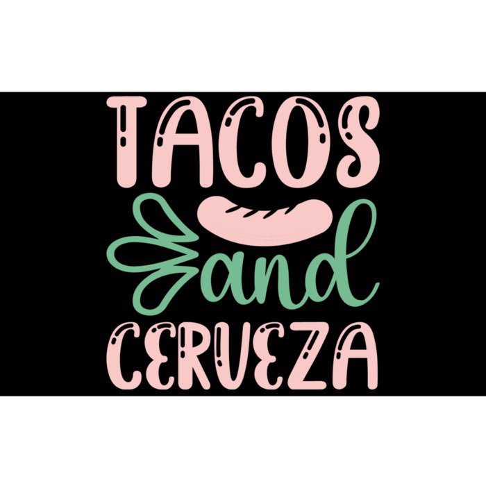 Tacos And Cerveza Cinco De Mayo Celebration Bumper Sticker