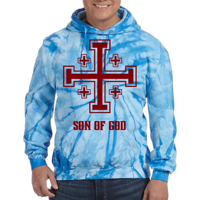 Traditional Aesthetics Crusader Gear Son Of God Tie Dye Hoodie