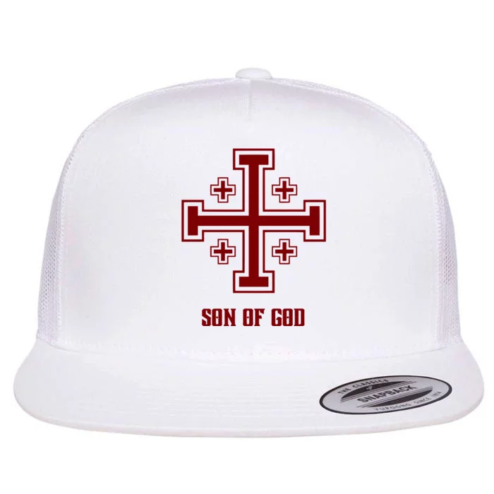 Traditional Aesthetics Crusader Gear Son Of God Flat Bill Trucker Hat