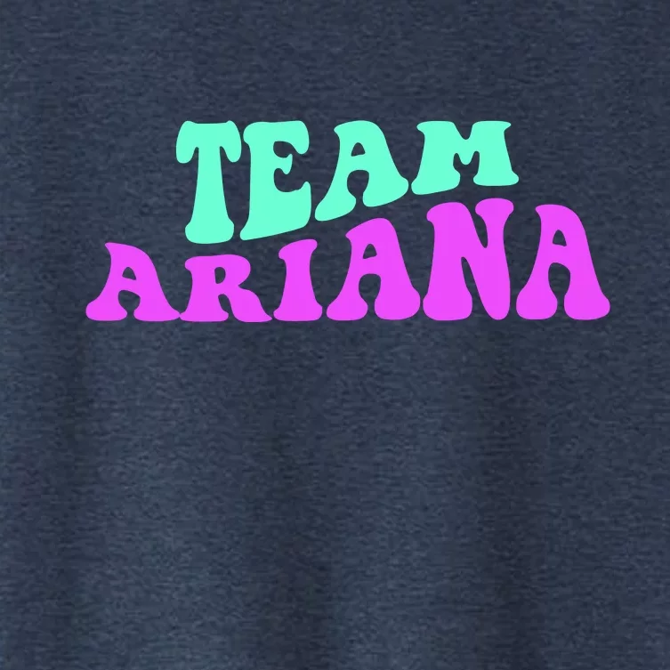 Team Ariana Cheer For Ariana, Show Support Be On Women's Crop Top Tee