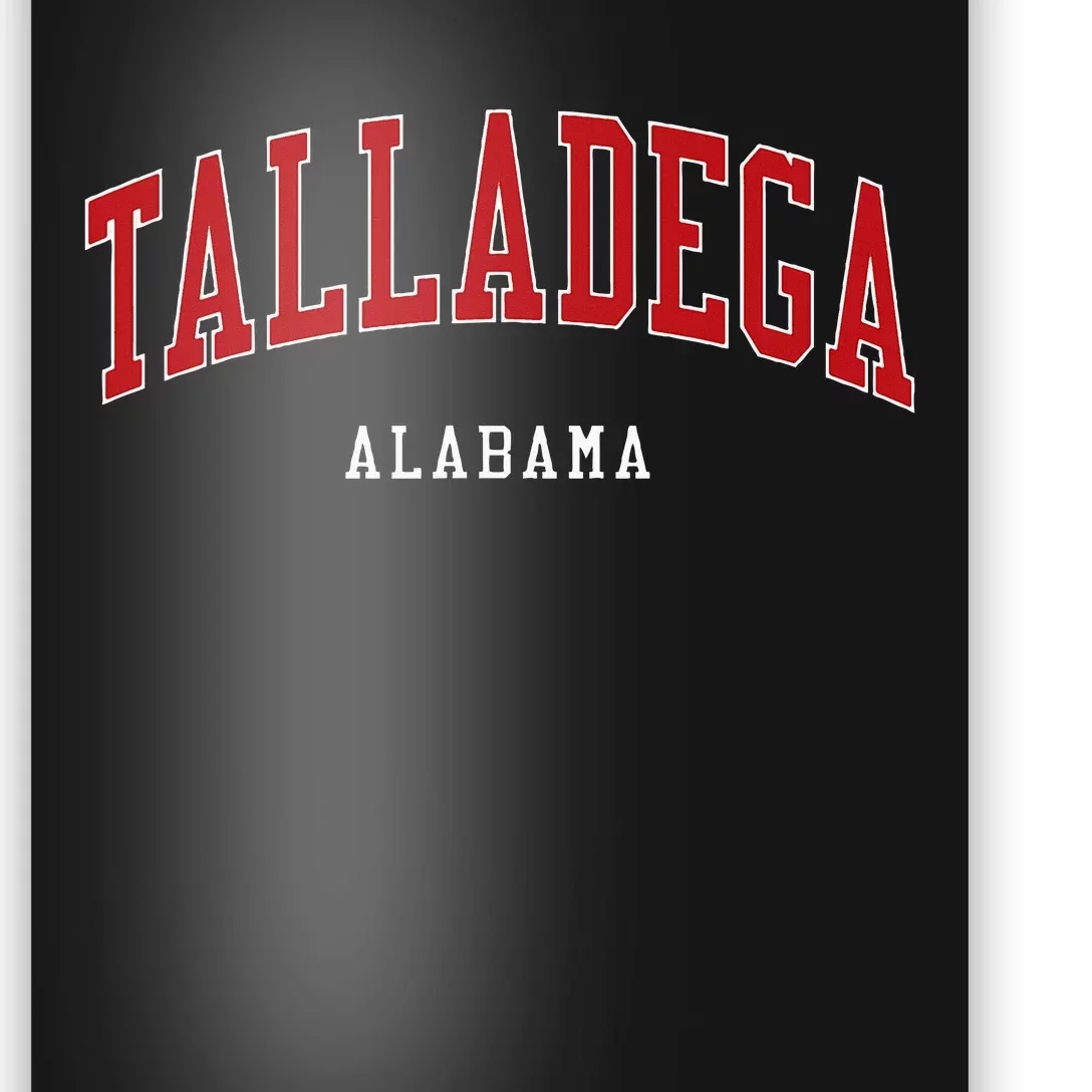 Talladega Alabama College University Style Poster