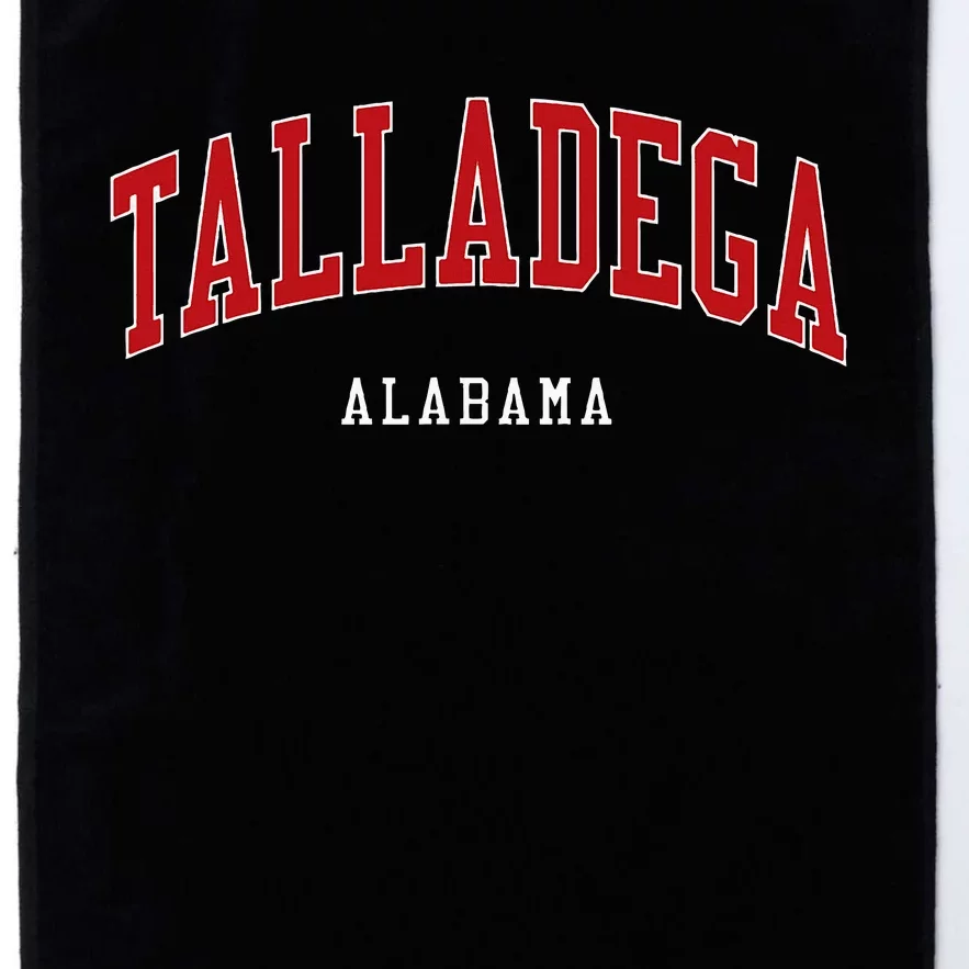 Talladega Alabama College University Style Platinum Collection Golf Towel