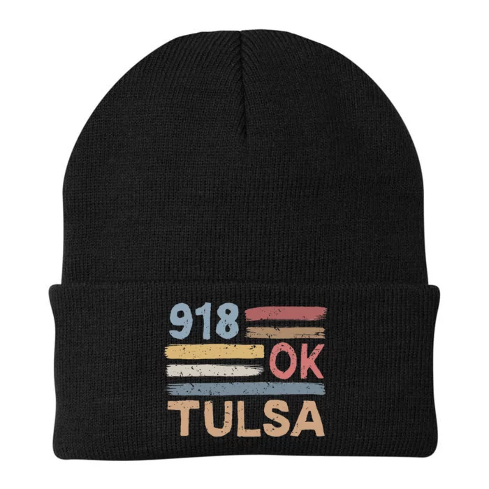 Tulsa Area Code 918 Residents State Oklahoma Knit Cap Winter Beanie