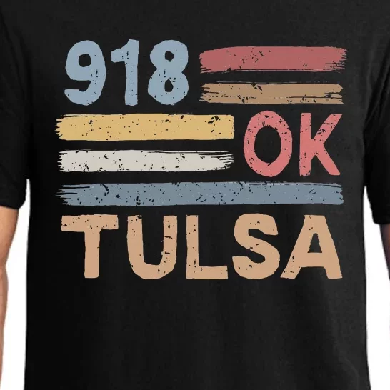 Tulsa Area Code 918 Residents State Oklahoma Pajama Set