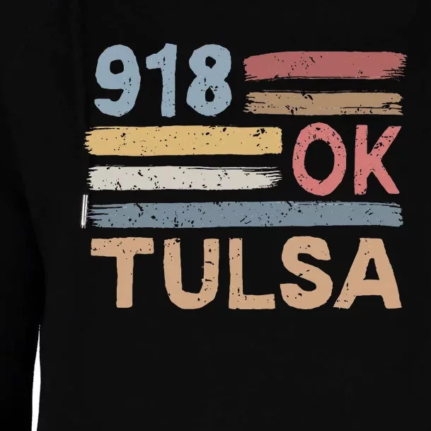 Tulsa Area Code 918 Residents State Oklahoma Womens Funnel Neck Pullover Hood