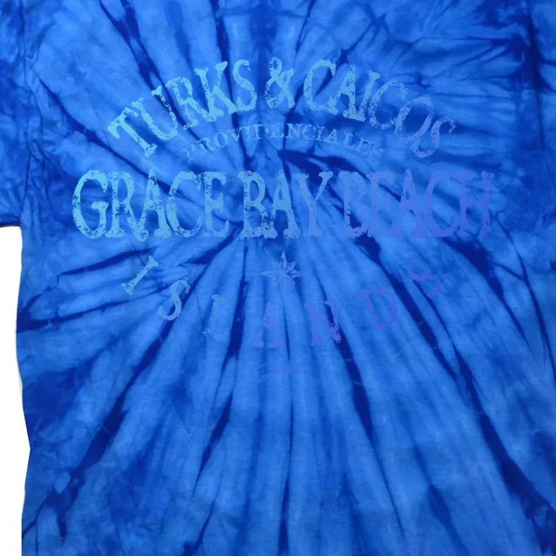 Turks And Caicos Islands Grace Bay Beach Gift Tie-Dye T-Shirt