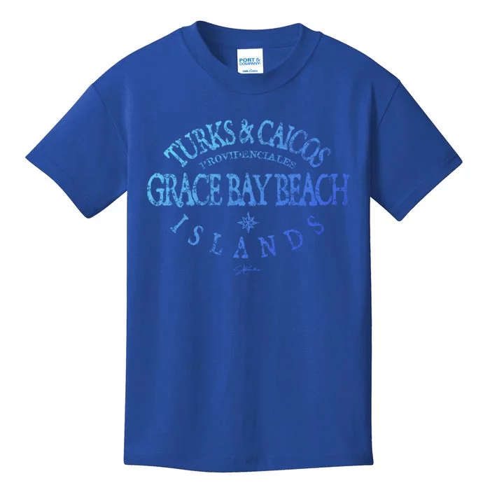 Turks And Caicos Islands Grace Bay Beach Gift Kids T-Shirt