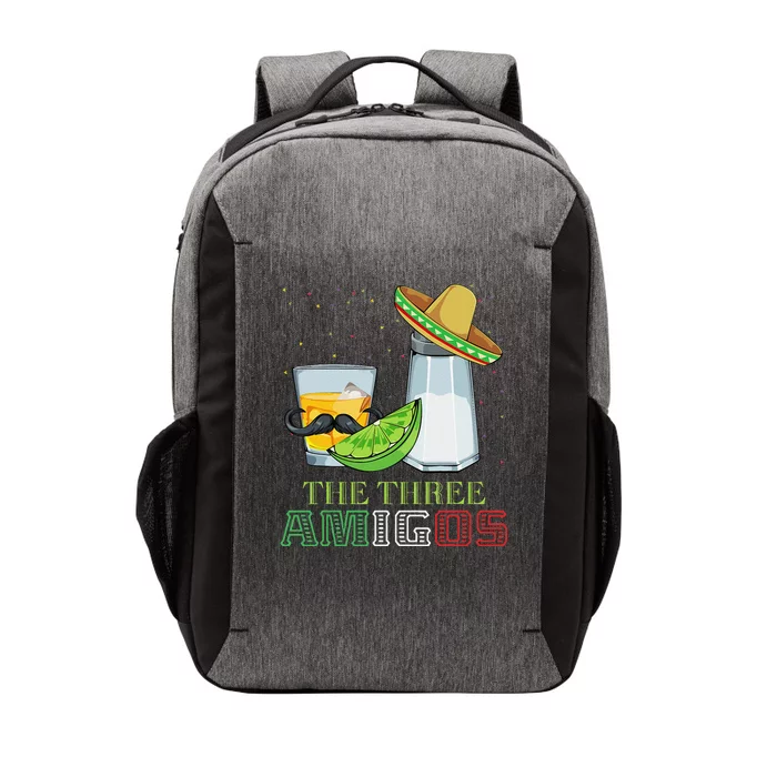 Three Amigos Cinco De Mayo Mexican Mexico Tequila Lime Salt Vector Backpack