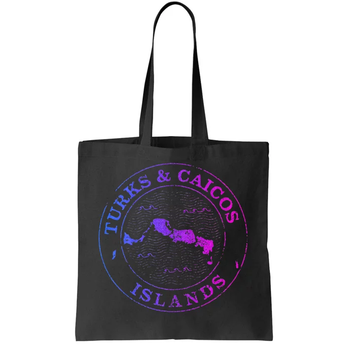 Turks And Caicos Islands Colorful Vacation Souvenir Cruise Tote Bag