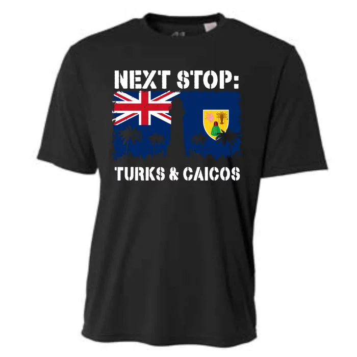 Turks And Caicos Summer Vacation Trip Next Stop Vacay Vibes Gift Cooling Performance Crew T-Shirt