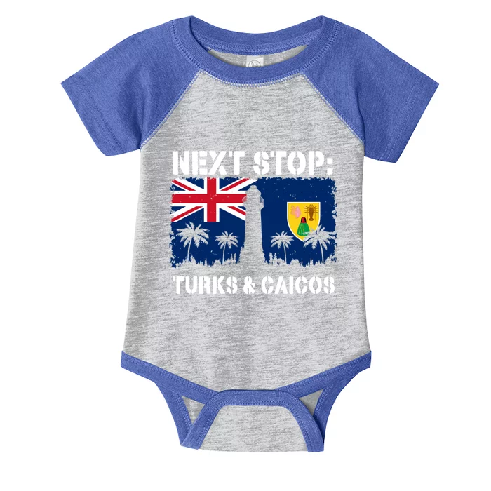 Turks And Caicos Summer Vacation Trip Next Stop Vacay Vibes Gift Infant Baby Jersey Bodysuit