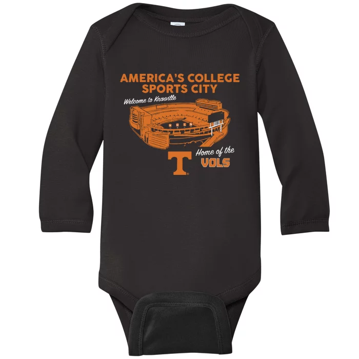 Tennessee America’S College Sports City Baby Long Sleeve Bodysuit