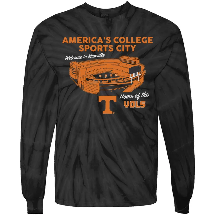 Tennessee America’S College Sports City Tie-Dye Long Sleeve Shirt