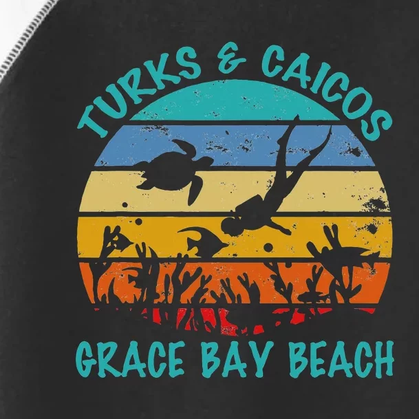 Turks And Caicos Islands West Indies Grace Bay Beach Toddler Fine Jersey T-Shirt