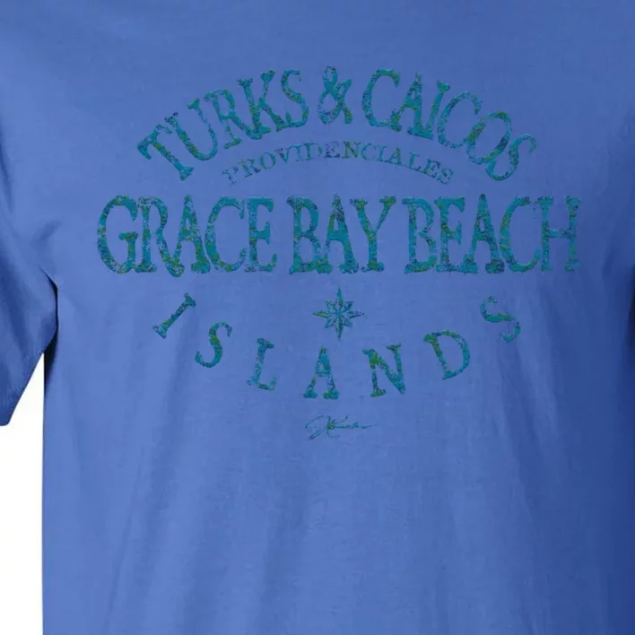 Turks And Caicos Islands Grace Bay Beach Gift Tall T-Shirt