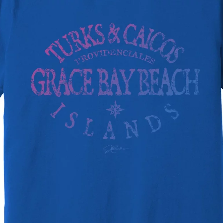 Turks And Caicos Islands Grace Bay Beach Gift Premium T-Shirt