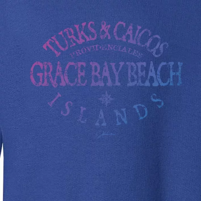 Turks And Caicos Islands Grace Bay Beach Gift Toddler Sweatshirt